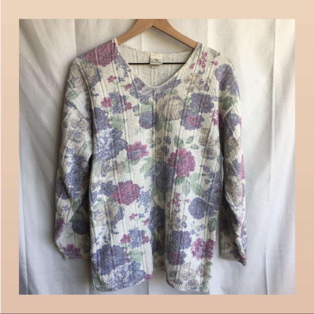 Floral Sweater